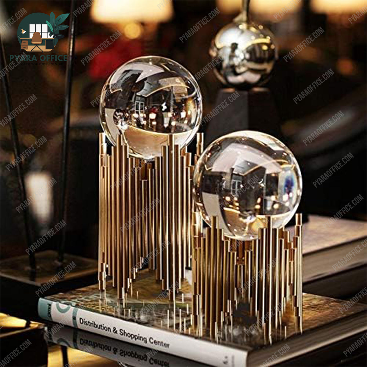 Glass Ball Crystal Ball Creative Crystal Ball Wine Cabinet Decoration Model